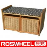 wicker storage with cushion 6321