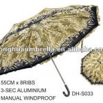 windproof ladies ruffle umbrella DH-S033