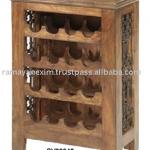 wine rack,bar furniture,sheesham wood furniture SV09042