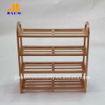 Winsome Wood Foldable 4-Tier Shoe Rack Natural All Beechwood WK3464Z