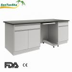 With CE/FDA approvaed Epoxy coated hospital workbench STS-B047