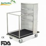 With shelves by CE/FDA approval Hospital cleaning trolley STS-B044