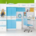 WM8811colorful 2012 Stylest kid furniture bunk bed WM8811