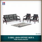 wood armrest metal sofa SJ829 SJ829