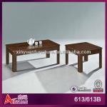 wood coffee table with natural stone 613 / 613B