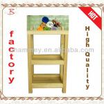 wood color beauty trolley transport wood trolley B-62(wooden color)