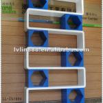 Wood cube shelves /home decorative cabinet/wooden display showcase in supermarket LL-ZS5004