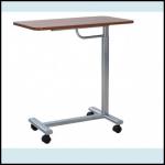 Wood Dinning Table Wheels Single Leg Table RP-024-933