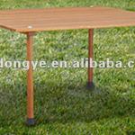 Wood folding roll-up table in bag FC--0255