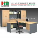 Wood furniture L-type office desk,bookcase,filing cabinet-ideal office furniture Wood furniture