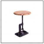 Wood metal stool 220