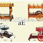 Wood tea trolley, tea serving trolley, wooden serving trolley, hotel room service trolley, food service trolleys 10119,10120,10121,10122