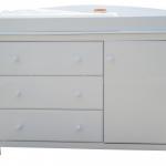 Wooden baby change table/changer / 4 chest of drawers and door/free change pad GH598