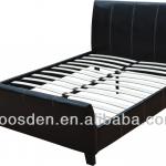 wooden bedroom bed with storage and leather wraped BSD-450005 BSD-450005