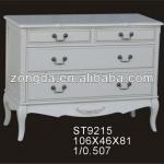 Wooden bedroom cabinet with four drawers ST9215