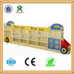 Wooden Bus Children Toy Cabinet QX-B7502 QX-B7502