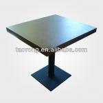 Wooden coffee table with black metal base TA-010 TA-010