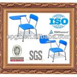 Wooden conference chairs with writing pad, stackable conference chair, conference chair with writing tablet SF-21S