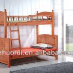 Wooden double bunk beds with ladder LJ-H601