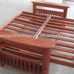 Wooden folding futon frame, solid wood sofa bed UC-SBA-1 Wooden sofa bed