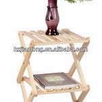 Wooden Folding Shelf With Natural Colour JTXDWS605