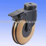 wooden furniture caster wheel