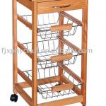 Wooden Kitchen Trolley Cart HX1-3086