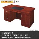 wooden office computer table with three drawers S101 KM-S101