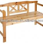 wooden park bench / patio bench / garden bench SLF-D1011