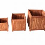 Wooden planter box set Ot 18