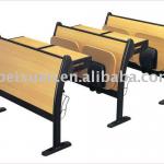 wooden school desk 2people desk H-749 H-749(C)