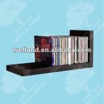 wooden shelf, wooden cd rack, wooden display racks WSV214-062