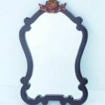 wooden wall mirror SW1A0173