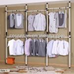 Wrought iron clothes rack/ bedroom clothes rack /valet furniture three shelves RS-C-H21