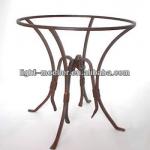 wrought iron round table base LMTB-3016