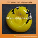 Yellow Bean type PVC Inflatable sofa FPU1006Ay