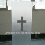 Yiwu OEM Clear Acrylic Church Pulpit With Cross ACP05