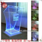 Yiwu OEM Color LED Clear Acrylic Church Pulpit ACP01