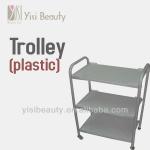 YS-807 Cheap 3-Shelves plastic salon trolley for sale with high quality YS-807