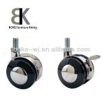 Zinc alloy caster wheel for furniture cabinet 17200