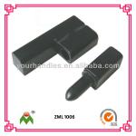 Zinc alloy door hinges, black color pivot and mount ZML1006