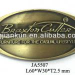 Zinc alloy nameplate JA5507 JA5507