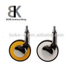 Zinc alloy plastic swivel casters for furniture cabinet 18400