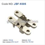 zinc alloy stainless steel concealed cross hinge JSF-9305