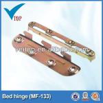 Zinc plating hinged storage bed folding bed hinge MF-134-1