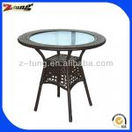 ZT-1081T aluminum rattan outdoor/rattan hotel table ZT-1081T